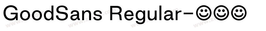 GoodSans Regular字体转换